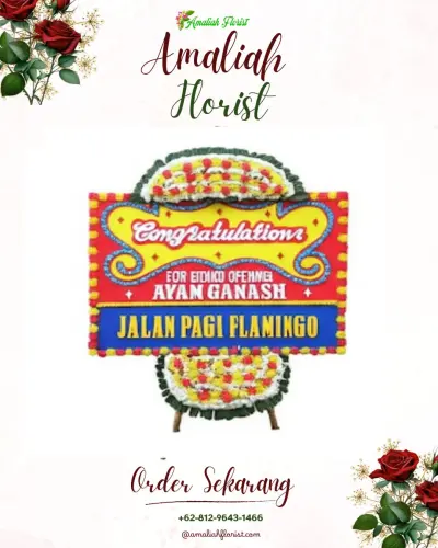 Bunga Papan Congratulation di Nazalou Alo'oa